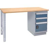 &eacute;tabli industriel, Porte a/combinaison de tiroirs, Cap 1000 lb, 72" la x 36" p, 34" h Absolute Business Supply