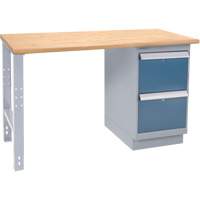 &eacute;tabli industriel, Porte a/combinaison de tiroirs, Cap 1000 lb, 72" la x 36" p, 34" h Absolute Business Supply