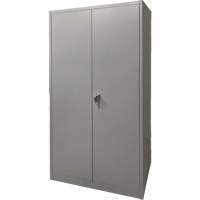 Armoire de rangement, Acier, 4 Tablettes, 78" h x 36" la x 24" P, Gris Absolute Business Supply