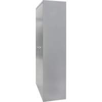 Wardrobe Storage Cabinet, Steel, 36" W x 18" D x 72" H, Grey Absolute Business Supply