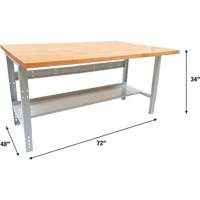 &eacute;tabli modulaire industriel, Cap 1000 lb, 72" la x 48" p Absolute Business Supply