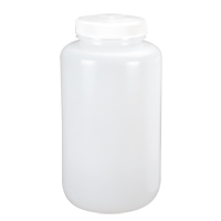 Bouteilles &agrave; large ouverture, Ronde, 1/2 gal., Plastique Absolute Business Supply