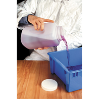 Bouteilles, Ronde, 128 fl. oz., Plastique Absolute Business Supply