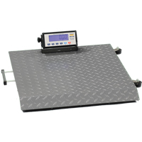 KWS CY-60 Platform Scale, 132 lbs. / 60 kg Capacity, 18" L x 18" W Absolute Business Supply