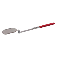 Inspection Mirror, Oval, 2" L x 1" W, Non Telescopic Absolute Business Supply