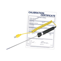 Air/Gas Thermocouple Probe with Calibration Certificate, 900 °C (1652°F) Max. Temp. Absolute Business Supply