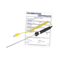 Needle Tip Thermocouple Probe with Calibration Certificate, 600 °C (1112°F) Max. Temp. Absolute Business Supply