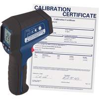 Infrared Thermometer with Calibration Certificate, -31°- 1202° F ( -35° - 650° C ), 12:1, Adjustable Emmissivity Absolute Business Supply