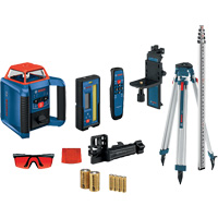 Revolve2000 Self-Leveling Horizontal/Vertical Rotary Laser Kit, 2000' (609.6 m), 670 Nm Absolute Business Supply