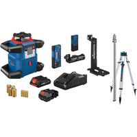 Revolve4000 Connected Self-Leveling Horizontal/Vertical Rotary Laser Kit, 4000' (1219.2 m), 635 Nm Absolute Business Supply