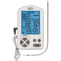 Premium Meat Thermometer & Timer, Contact, Digital, -4-122°F (-20-50°C) Absolute Business Supply