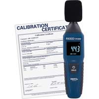 Sonom&egrave;tre Bluetooth Smart Series avec certificat de calibration, Gamme de mesure 30 - 130 dB Absolute Business Supply