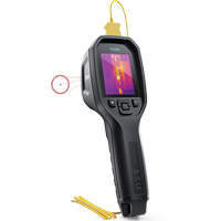Cam&eacute;ra d'imagerie thermique IR 24:1 avec laser Bullseye et thermocouple de type K, 160 x 120 pixels, -10° - 45°C (14° - 113°F), 70 mK Absolute Business Supply