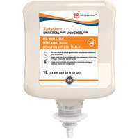 Cr&egrave;me sans silicone &agrave; appliquer avant de travailler Emulsion, Cartouche en plastique, 1000 ml Absolute Business Supply