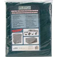 Tarp, Heavy-Duty, Green, 8' x 6' x 9 mils Absolute Business Supply