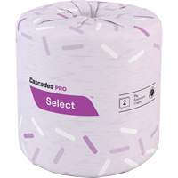 Papier hygi&eacute;nique Pro Select, 2 Pli, 500 Feuilles/Rouleu, Blanc Absolute Business Supply