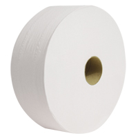 Pro Perform Toilet Paper, Jumbo Roll, 2 Ply, 1400' Length, White Absolute Business Supply