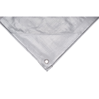 Tarp, Super Heavy-Duty, Silver, 10' x 8' x 12 mils Absolute Business Supply