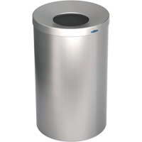 Lobby Waste Receptacle, Stainless Steel, 33 US gal. Absolute Business Supply