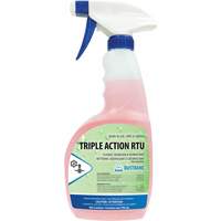 Triple Action - Cleaner, Degreaser, and Disinfectant, 750 ml, Trigger Bottle Absolute Business Supply