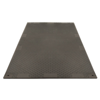 Medium-Duty Ground Protection, 4' x 8', Fiberglass/Polypropylene, Textured, Black Absolute Business Supply