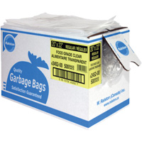 Food-Grade Garbage Bags, X-Strong, 35" W x 50" L, 0.92 mils, Clear Absolute Business Supply