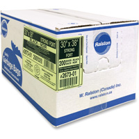 Industrial Garbage Bags, Strong, 38" W x 30" L, 0.85 mils, Black Absolute Business Supply