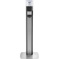 Messenger ES6 Silver Panel Floor Stand with Dispenser Absolute Business Supply