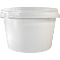 Pail with Lid, Plastic, 1.03 gal. Absolute Business Supply