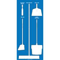Tableau silhouett&eacute; sec Ultra Aluma-Lite (Anglais seulement) Absolute Business Supply