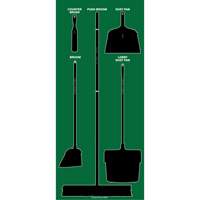Tableau silhouett&eacute; sec Ultra Aluma-Lite (Anglais seulement) Absolute Business Supply