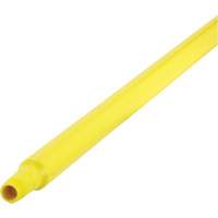 Ultra Hygiene Handle, Broom/Scraper/Squeegee, Yellow, Ergonomic, 59" L Absolute Business Supply