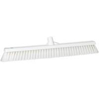 Balai-brosse &agrave; soies combin&eacute;es, Crins Cors&eacute;/Fin, 24", Polyester, Blanc Absolute Business Supply