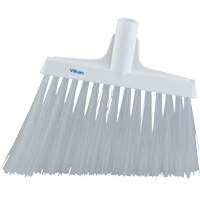 T&ecirc;te de balai oblique, Crins Extra-ferme, 12", Polyester, Blanc Absolute Business Supply