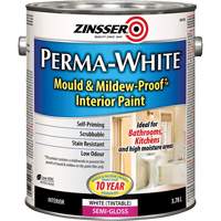 Perma-White&reg; Mold & Mildew-Proof Interior Paint, 3.78 L, Gallon, White Absolute Business Supply