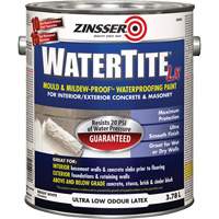 Watertite&reg; LX Mold & Mildew-Proof Waterproofing Paint, 3.78 L, Gallon, White Absolute Business Supply