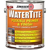 Watertite&reg; Weatherproof Flexible Primer & Finish, 3.55 L, Gallon, White Absolute Business Supply