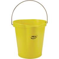 Seau pour l'hygi&egrave;ne des aliments, Jaune, 3 gal. US Absolute Business Supply