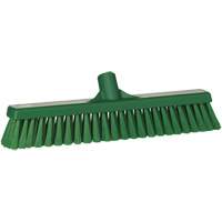 Small Particle Push Broom Head, Fine Bristles, 16-1/2", Polyester, Green Absolute Business Supply