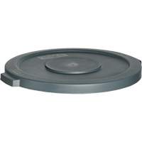 Waste Container Lid, Flat Lid, Plastic, Fits Container Size: 24" Dia. Absolute Business Supply