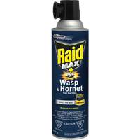 Raid&reg; Max&reg; Wasp & Hornet Foam Bug Killer, 500 g, Aerosol Can, Solvent Base Absolute Business Supply