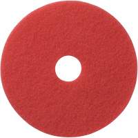 Floor Pads, 12", Buffing, Red Absolute Business Supply