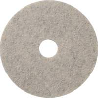 Combo Floor Pads, 19", Buffing/Burnishing, Beige Absolute Business Supply