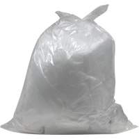 Industrial Garbage Bags, Utility, 20" W x 22" L, 0.64 mils, Clear, 23 L (6 Gal.) Capacity Absolute Business Supply