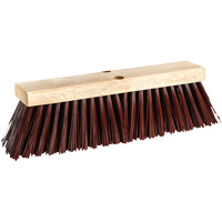 Barn & Street Push Broom, 16", X-Coarse, Polypropylene Bristles Absolute Business Supply