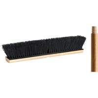 Push Broom with Handle, 18", Medium, Tampico Bristles Absolute Business Supply