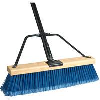 Ryno Push Broom with Braced Handle, 36", Fine, PVC Bristles Absolute Business Supply
