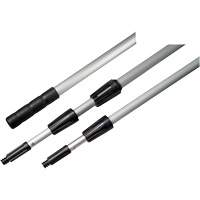 3-Piece Extension Handle, Aluminum, Telescopic, Threaded Taper Tip, 1" Diameter, 360" Length Absolute Business Supply