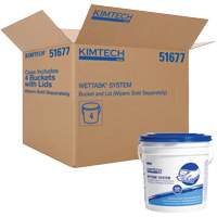 WetTask Wiping System Bucket with Lid Absolute Business Supply