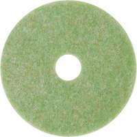 Natural Blend Pad, 12", Scrubbing, Green Absolute Business Supply